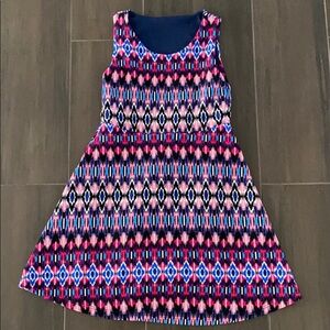 Dori Creations Patterned Dress with Lining